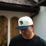 BURLEBO Cap - 3D Flying B Logo - Navy