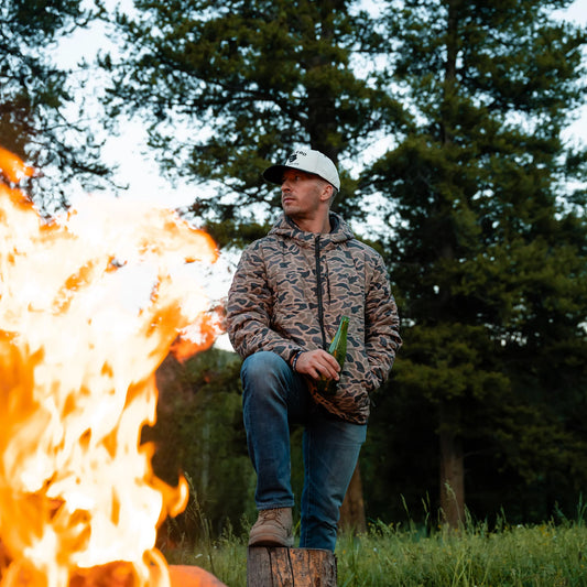 BURLEBO PUFFER JACKET - GAUGE CAMO