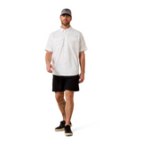 ARIAT MENS VENTTEK OUTBOUND SHORT SLEEVE SHIRT - WHITE