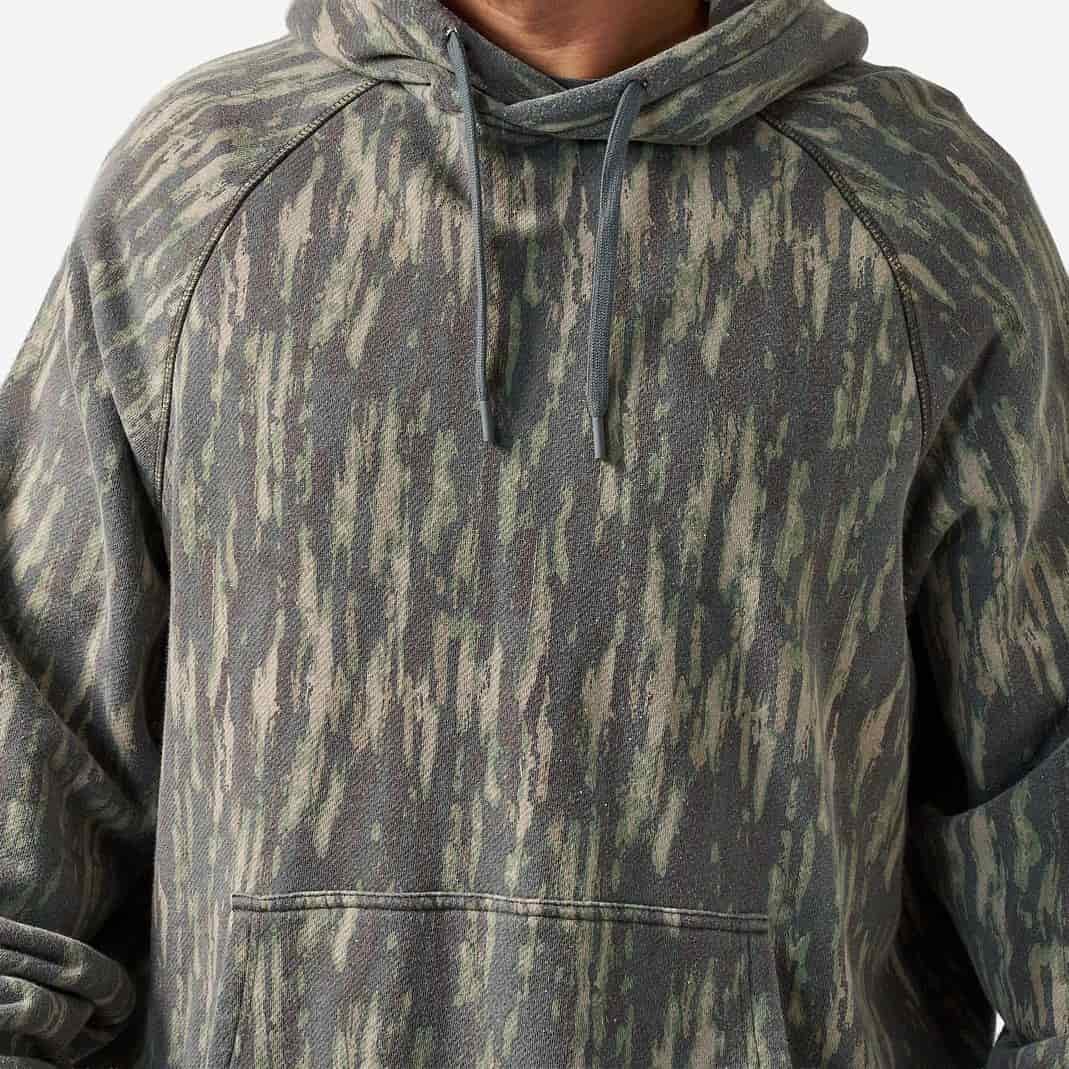 BURLEBO Vintage Washed Hoodie - Midland Camo