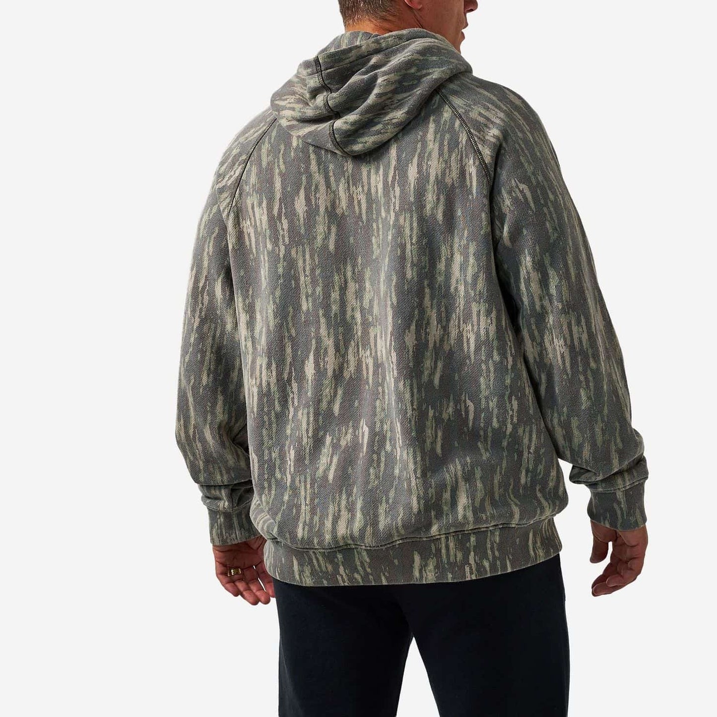 BURLEBO Vintage Washed Hoodie - Midland Camo