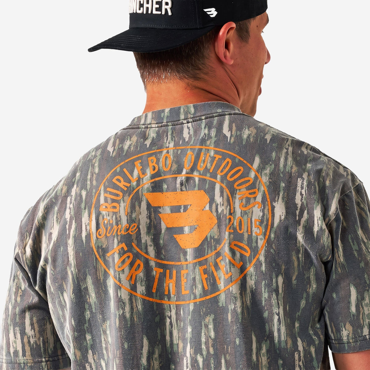 BURLEBO VINTAGE WASHED GRAPHIC TEE - FIELD BADGE