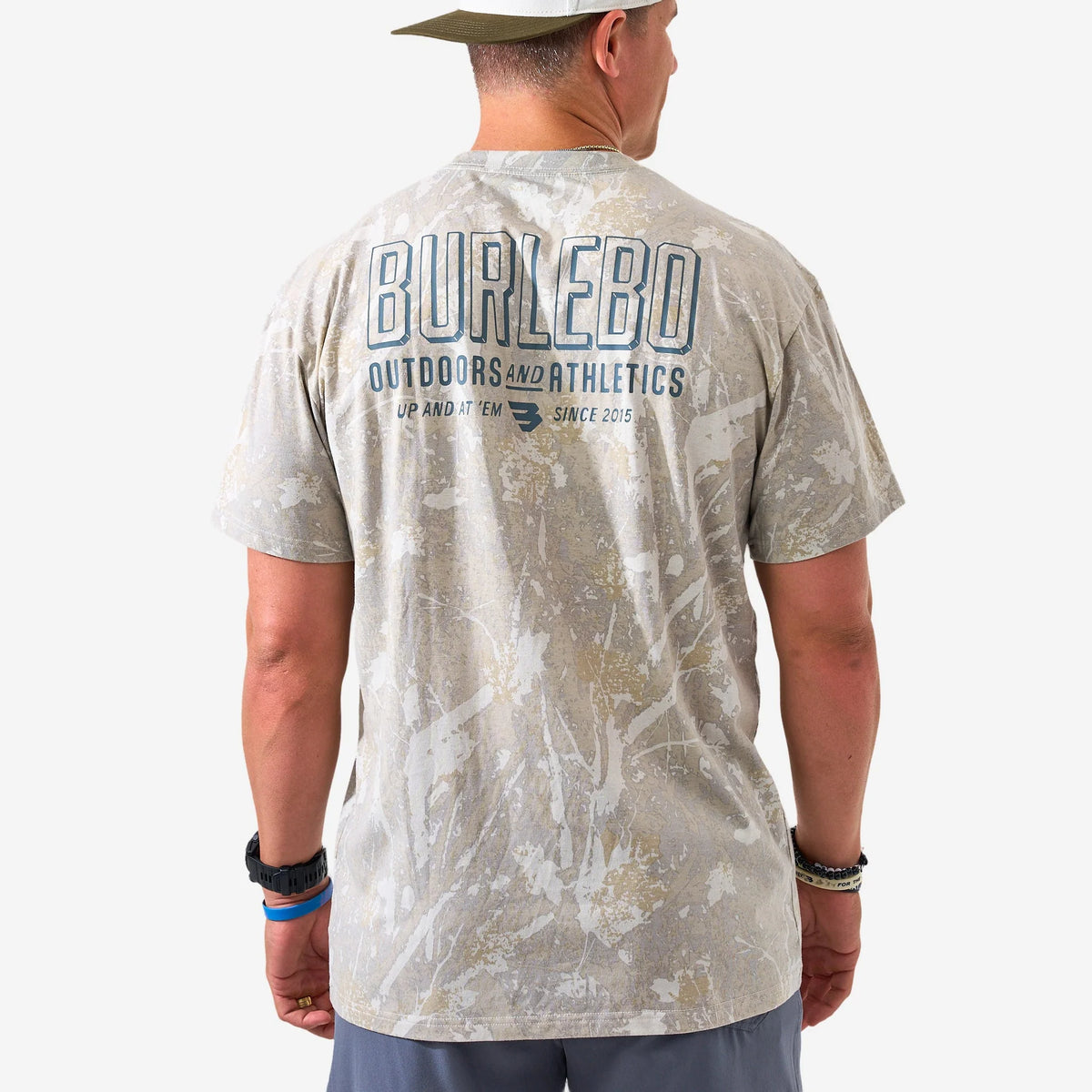 BURLEBO VINTAGE WASHED GRAPHIC TEE - UP & AT EM