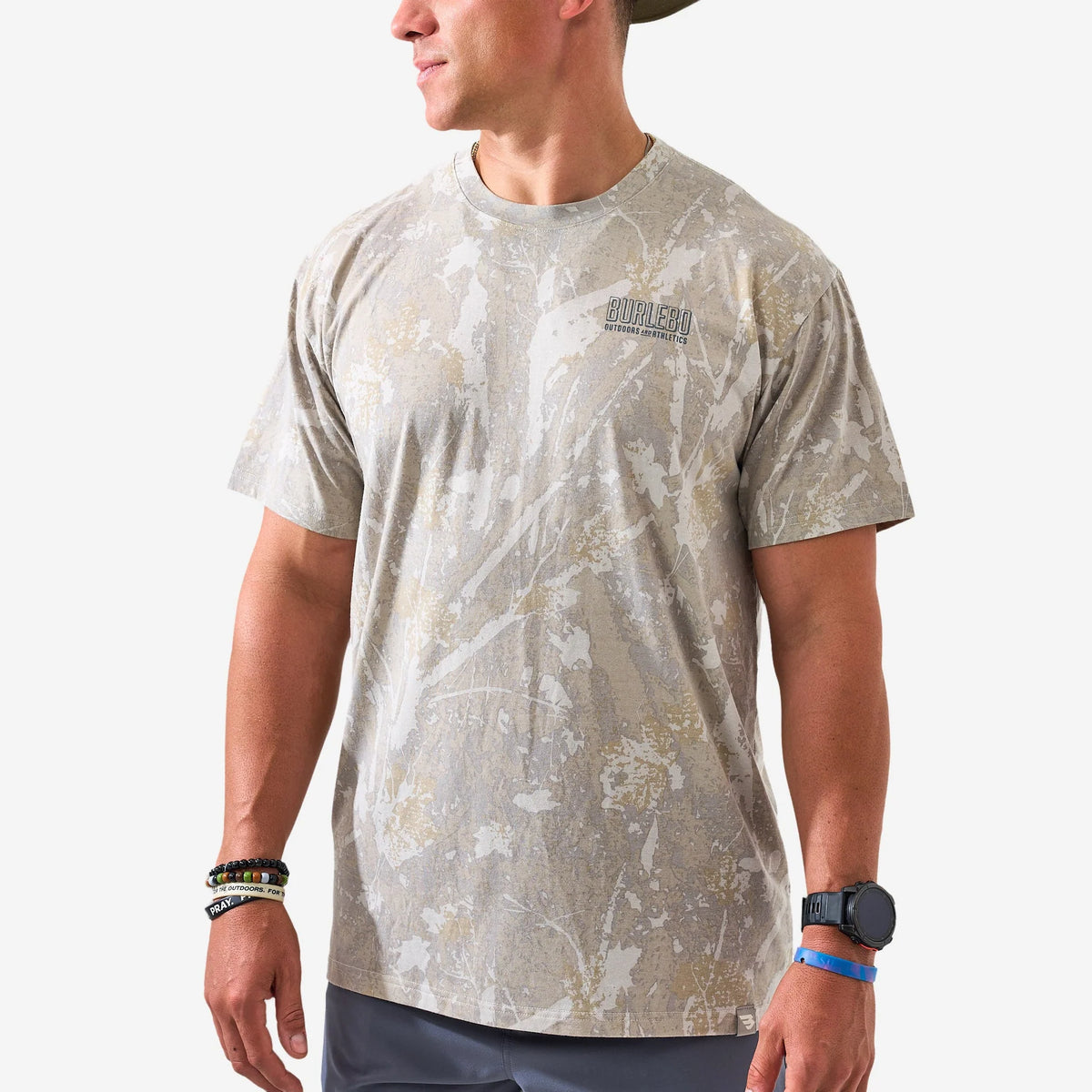 BURLEBO VINTAGE WASHED GRAPHIC TEE - UP & AT EM