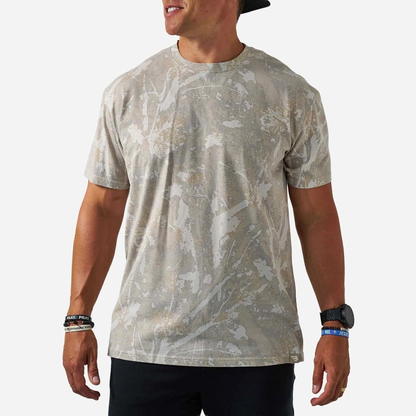 BURLEBO VINTAGE WASHED TEE - DRIFTER CAMO