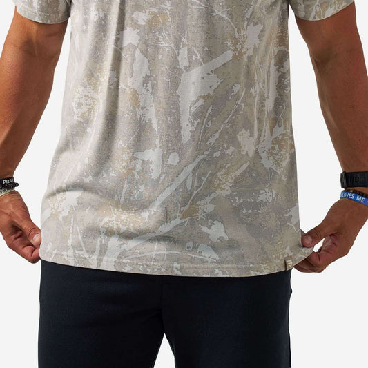 BURLEBO VINTAGE WASHED TEE - DRIFTER CAMO
