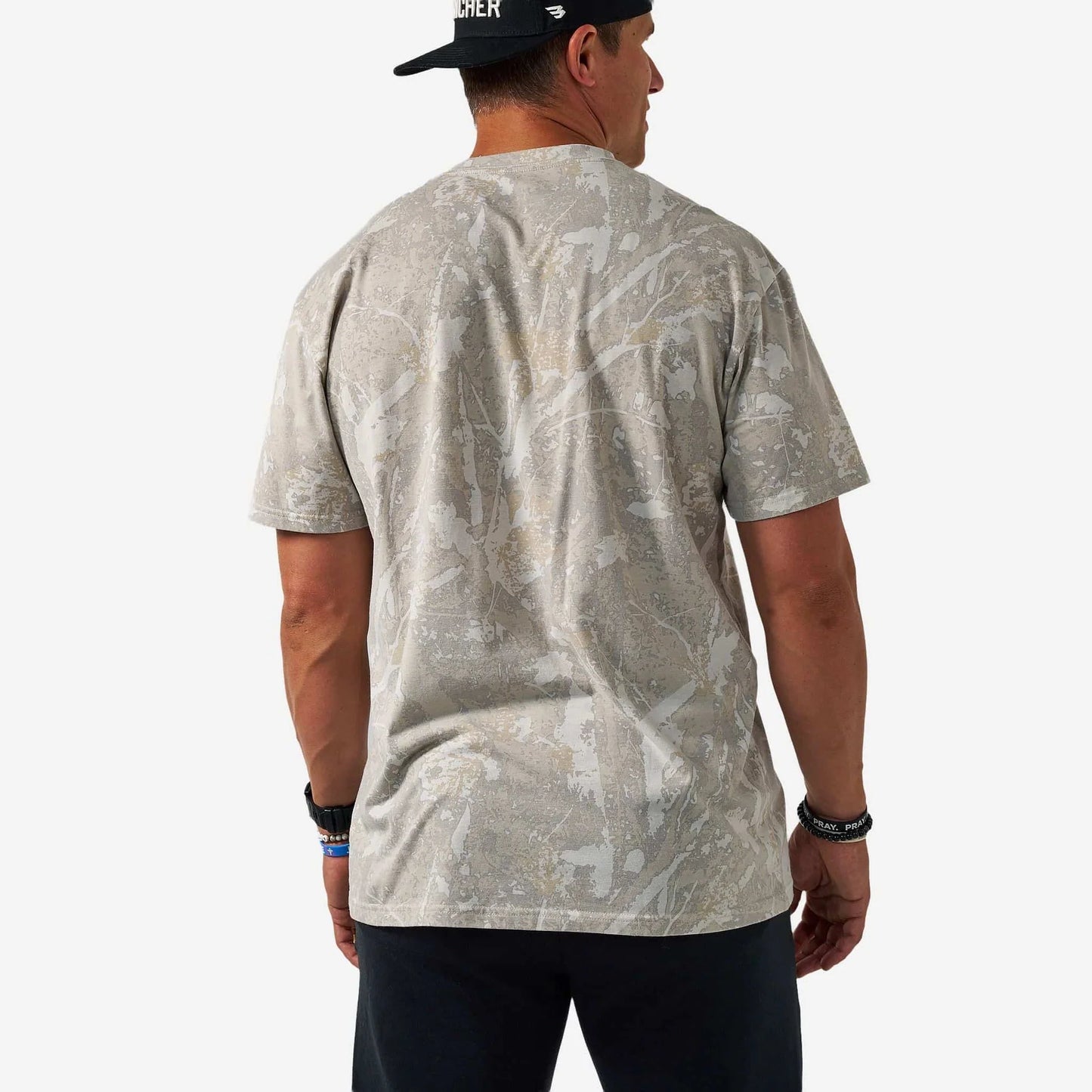 BURLEBO VINTAGE WASHED TEE - DRIFTER CAMO