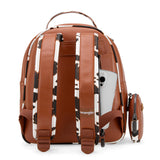 Wrangler Cow Print Backpack With Coin Pouch - Brown