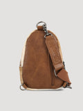 Wrangler Hair On Sling Bag/Crossbody/Chest Bag - Brown