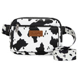 Wrangler Cow Print Belt-Bag - Black