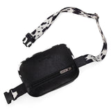 Wrangler Cow Print Belt-Bag - Black