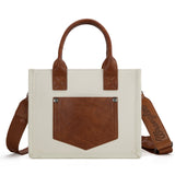 Vintage Wrangler Canvas Tote//Crossbody - Beige