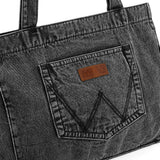 Wrangler Stitch Denim Tote Bag - Black
