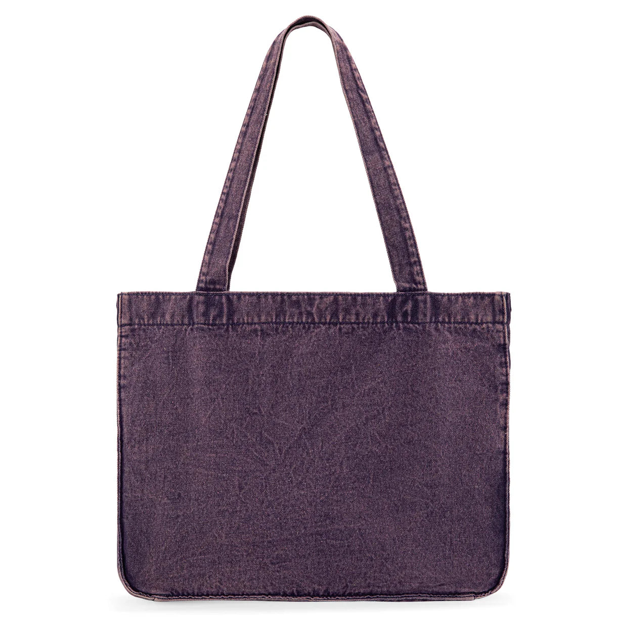 Wrangler Stitch Denim Tote Bag - Purple