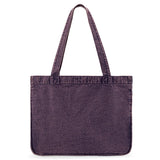Wrangler Stitch Denim Tote Bag - Purple