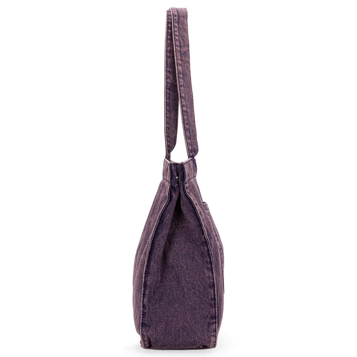 Wrangler Stitch Denim Tote Bag - Purple
