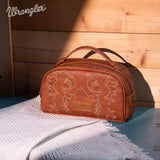 Wrangler Embroidered Multi Purpose/Travel Pouch - Brown