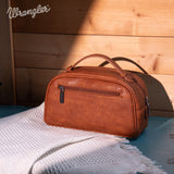 Wrangler Embroidered Multi Purpose/Travel Pouch - Brown