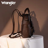 Wrangler Tote/Shoulder Bag Convertible Backpack - Brown