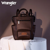 Wrangler Tote/Shoulder Bag Convertible Backpack - Brown