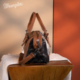 Wrangler Genuine Hair-On Cowhide Barrel Bag/Crossbody - Brown