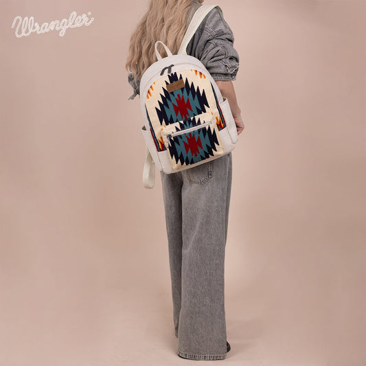 Wrangler Southwestern Knitted Backpack - Cream