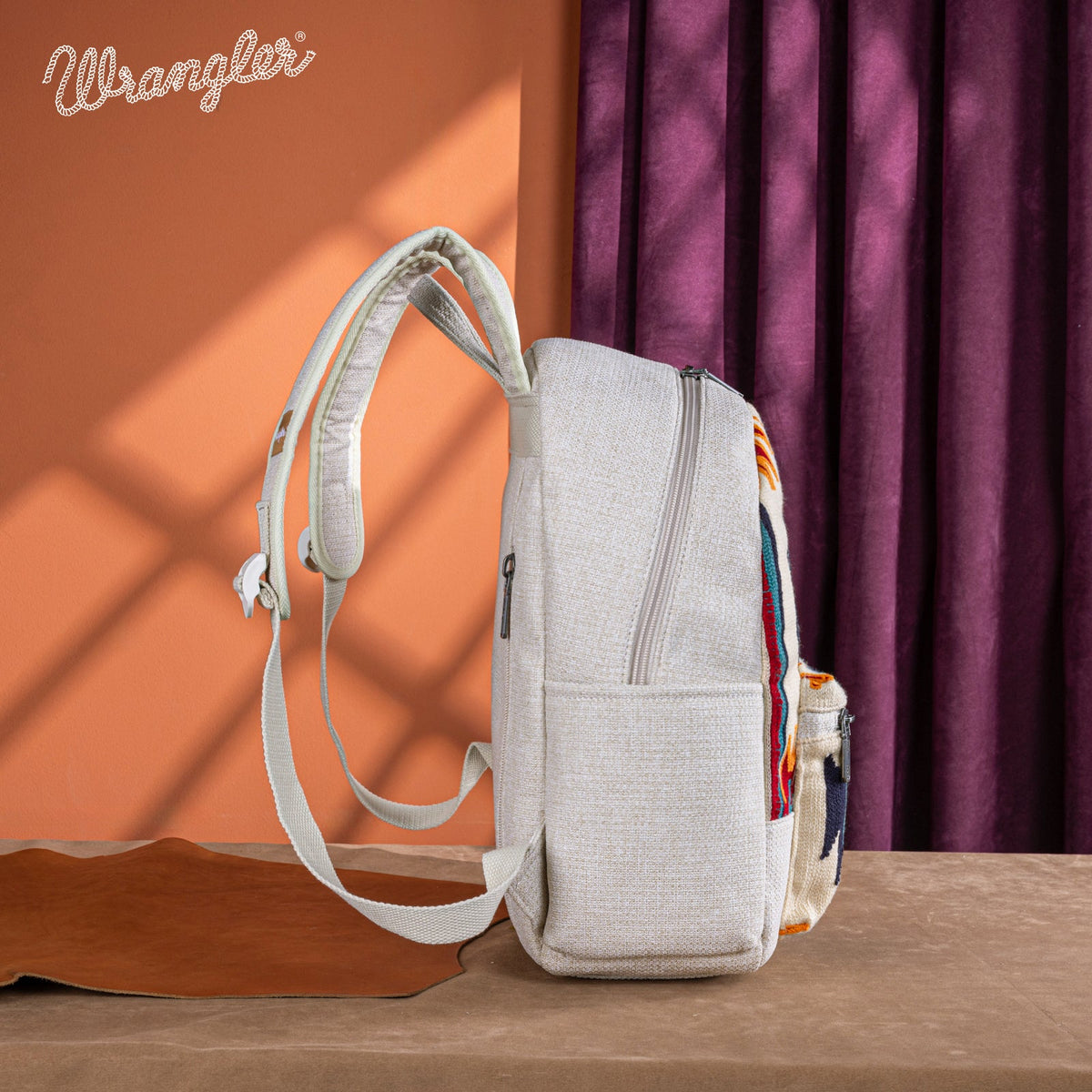 Wrangler Southwestern Knitted Backpack - Cream