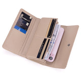 Wrangler Western Floral Tooled Tri-fold RFID Wallet/Wristlet - Tan