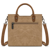 Wrangler Braided Whipstitch Top Handle Small Tote/Crossbody - Tan