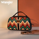 Wrangler Southwestern Pattern Print Multi Purpose/Travel Pouch - Black