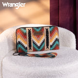 Wrangler Southwestern Art Print Wallet - Black