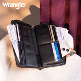 Wrangler Southwestern Art Print Wallet - Black