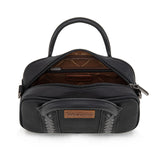 Wrangler Whipstitch Collection Mini Satchel/Crossbody Bag - Black