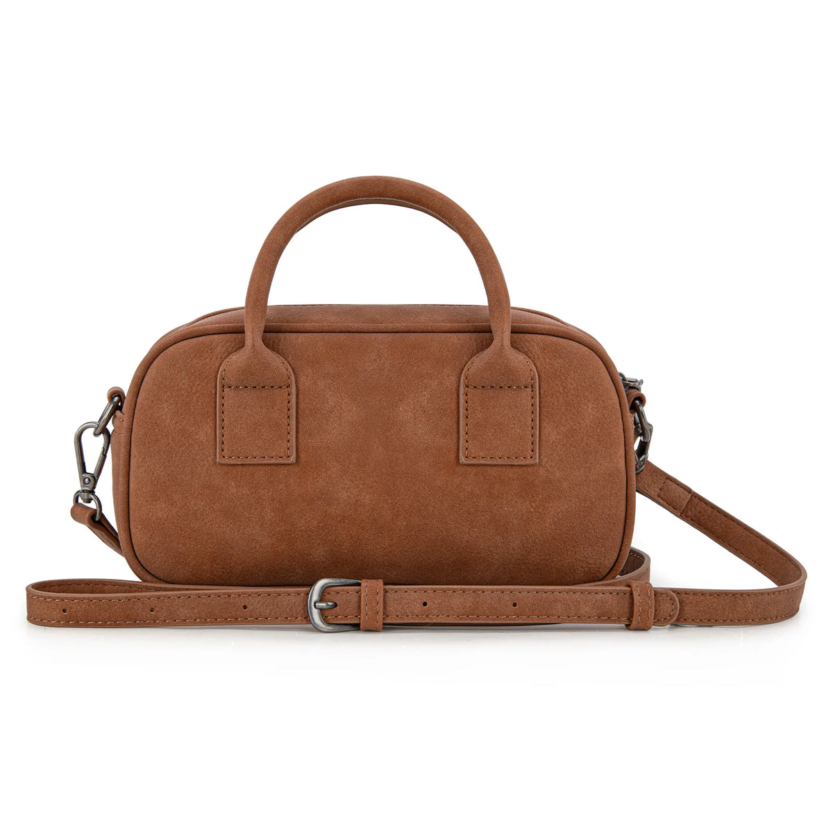 Wrangler Whipstitch Collection Mini Satchel/Crossbody Bag - Brown