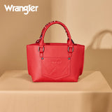 WRANGLER BANDANA PAISLEY PRINT TOTE/CROSSBODY - RED