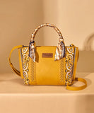WRANGLER BANDANA PAISLEY PRINT TOTE/CROSSBODY - Yellow