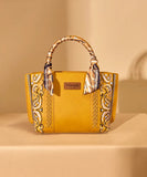 WRANGLER BANDANA PAISLEY PRINT TOTE/CROSSBODY - Yellow