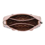 WRANGLER PAISLEY PRINT SHOULDER CROSSBODY BAG - PINK