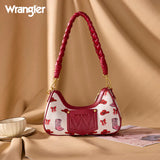 Wrangler Western Print Cowgirl Shoulder Bag - Pink