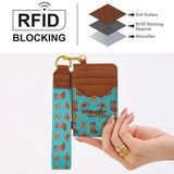 Wrangler Western Print RFID Blocking Wallet - Turquoise