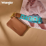 Wrangler Western Print RFID Blocking Wallet - Turquoise