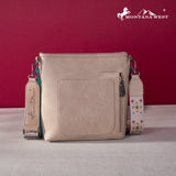 Montana West Embroidered Aztec Concealed Carry Crossbody - Tan