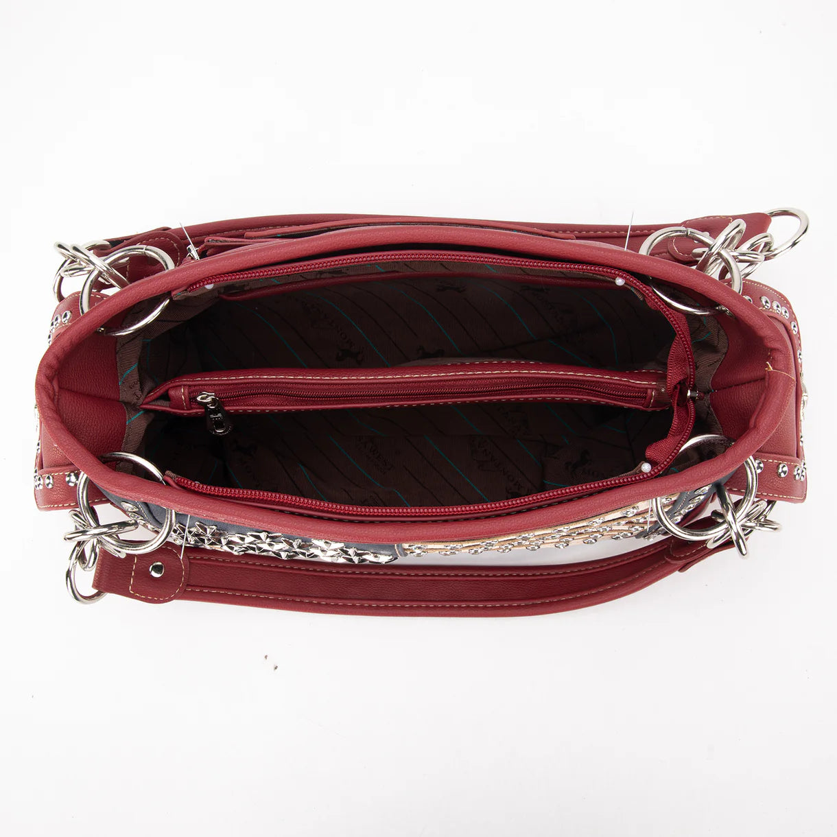 Montana West American Pride Concealed Handgun Collection Satchel - RED