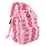 WRANGLER ALLOVER AZTEC PRINTED BACKPACK - PINK