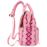 WRANGLER ALLOVER AZTEC PRINTED BACKPACK - PINK
