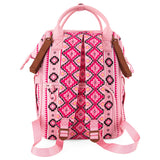 WRANGLER ALLOVER AZTEC PRINTED BACKPACK - PINK