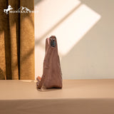 Montana West Embossed Collection Crossbody Bag - Pink