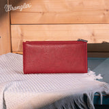 Wrangler Embroidered Bi-Fold Wallet - Red