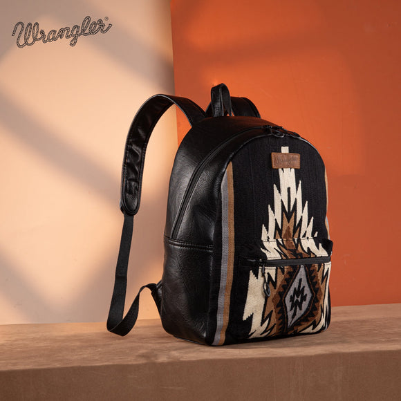 Wrangler Southwestern Knitted Backpack - Black