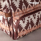 WRANGLER ALLOVER AZTEC PRINTED BACKPACK - BROWN